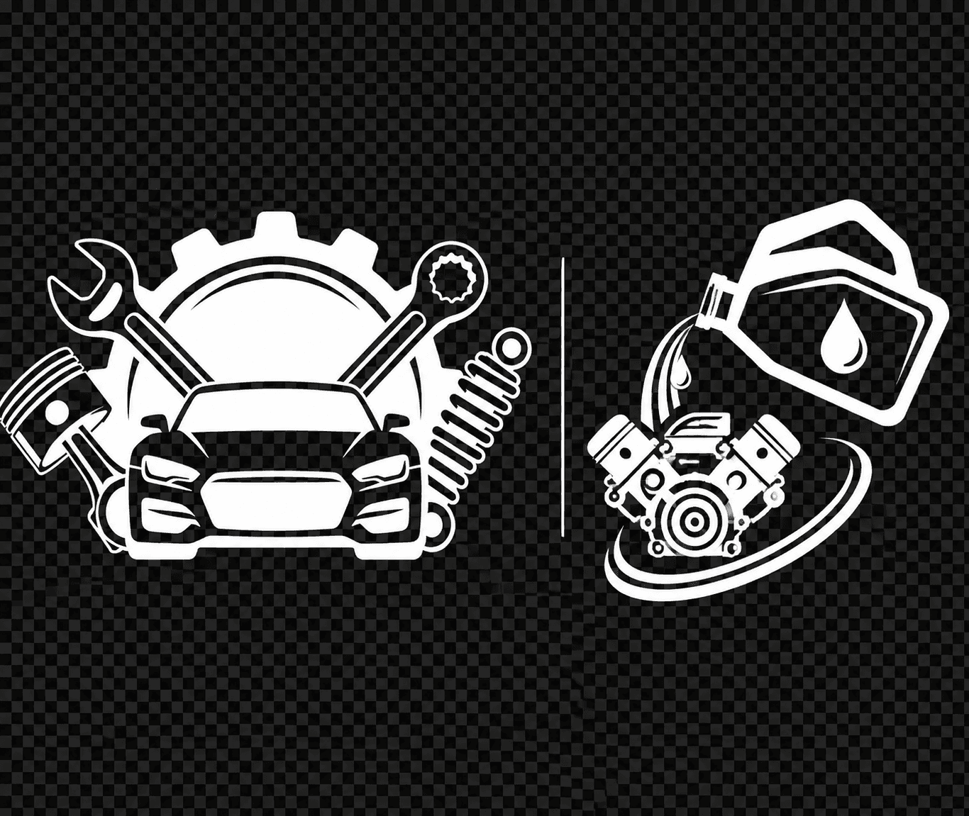 Premium automotive service background